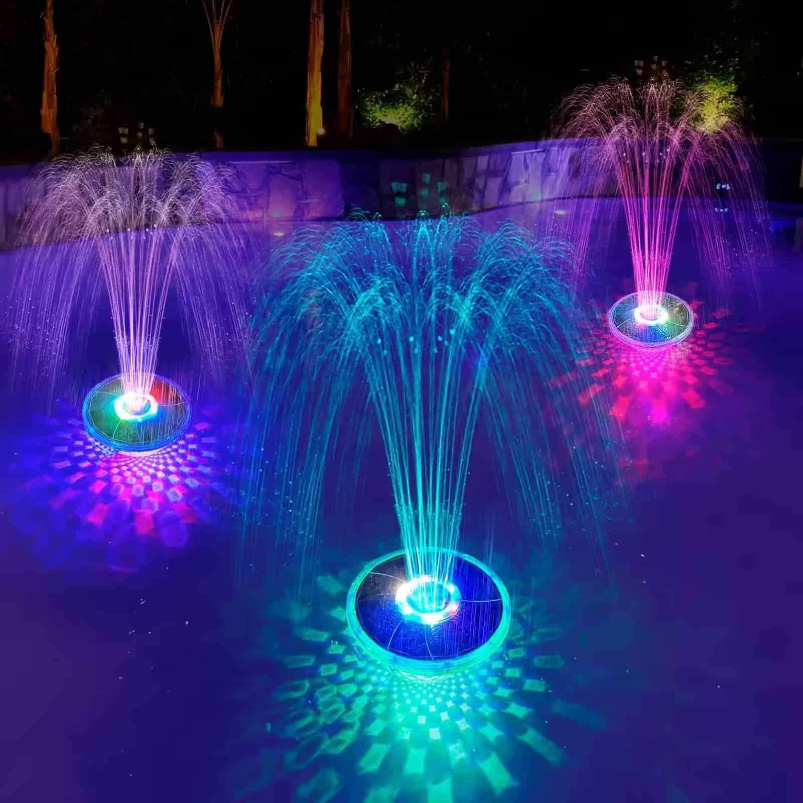 ColorSplash™ Solar RGB Floating Pool Fountain